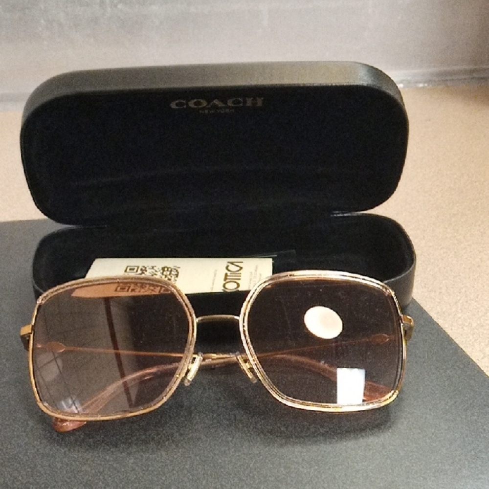 Coach Gold Sunglasses